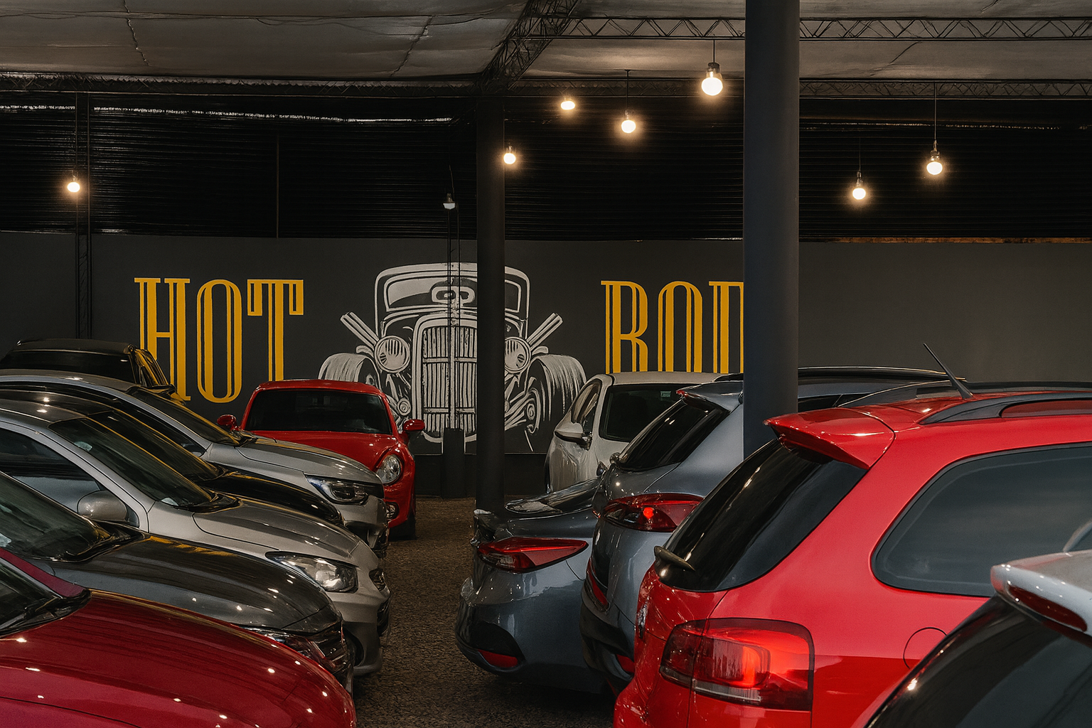 Salón de exposición de Hot Rod Automotores con vehículos usados seleccionados